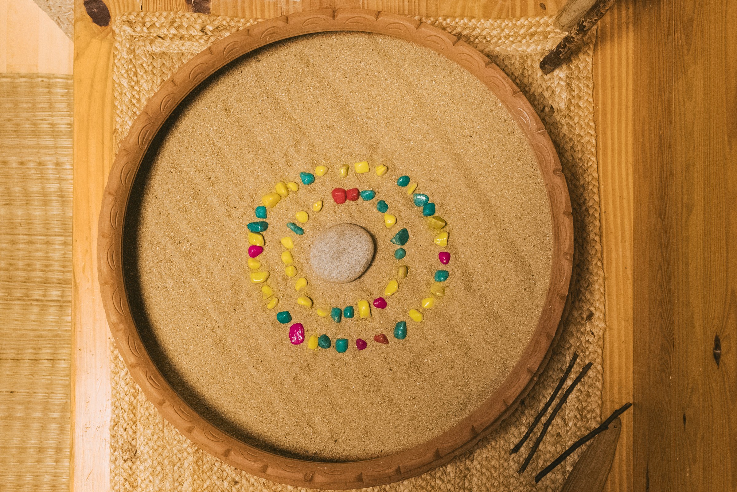Wooden emotion wheel, Self Awareness Corner