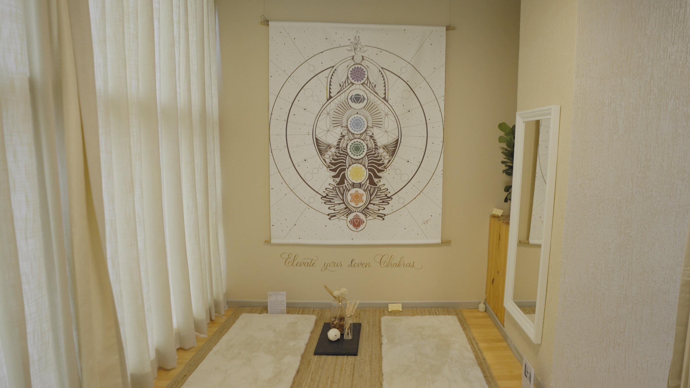 Visitor in the Creative Mindfulness Corner